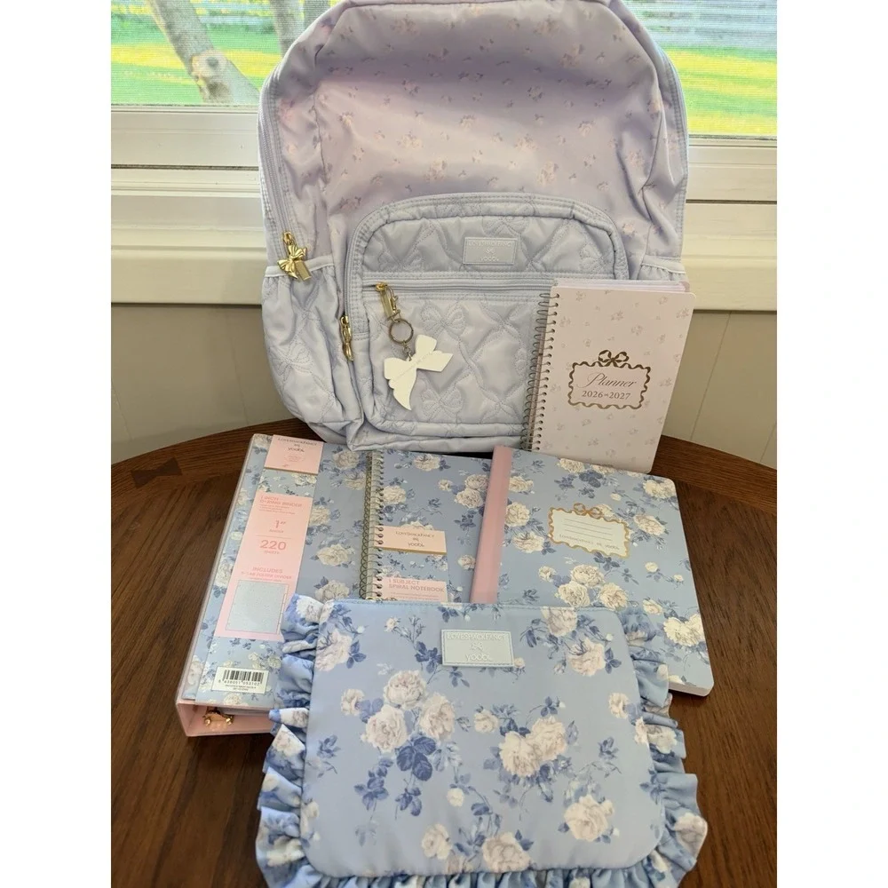 Love Shack Fancy x Target Yoobi Everblooming Rosettes Ditsy Backpack and Bundle